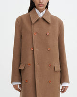 Double-Breasted Wool Coat