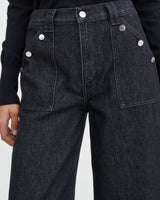 Loose Button Jeans