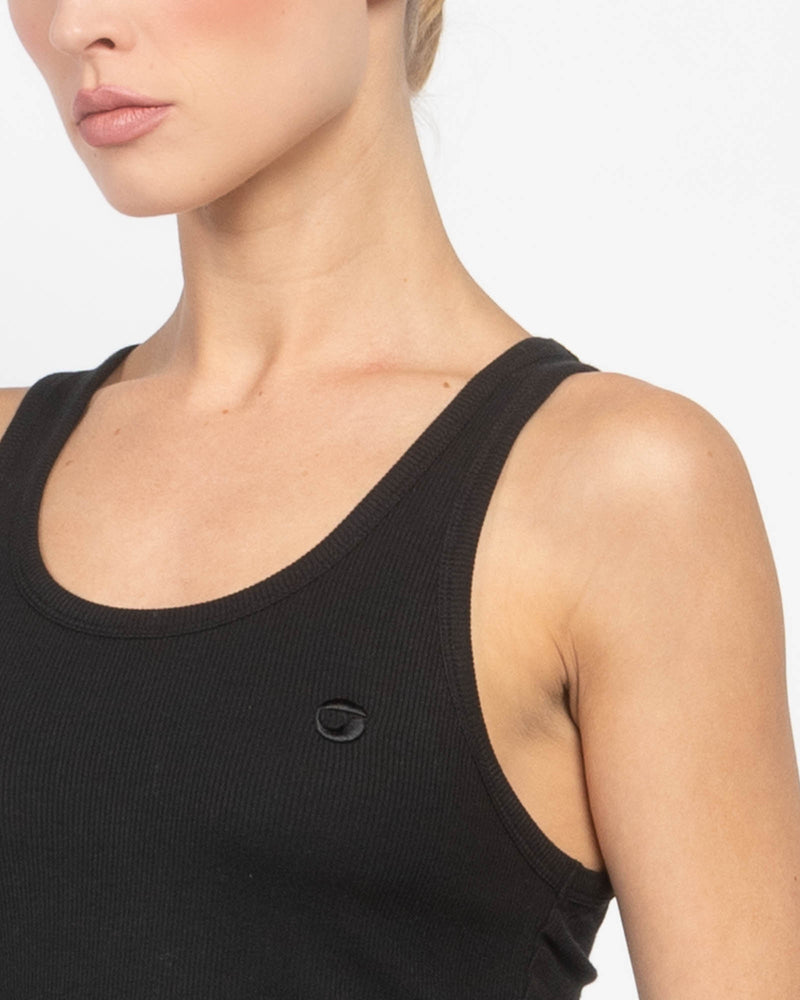 Rib Logo Tank Top