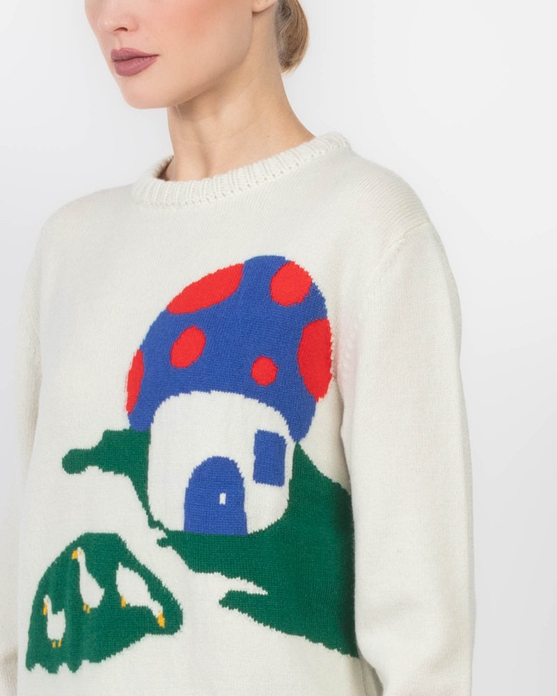 Mushroom and Duck Sweater