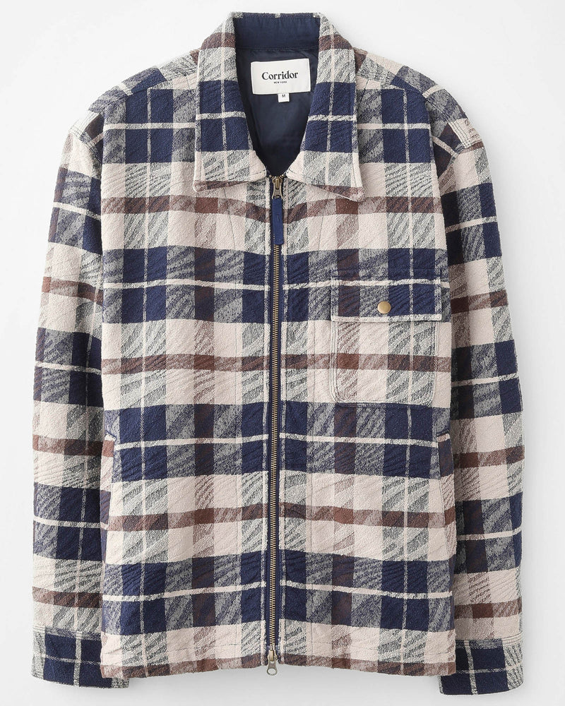 Jacquard Plaid Jacket