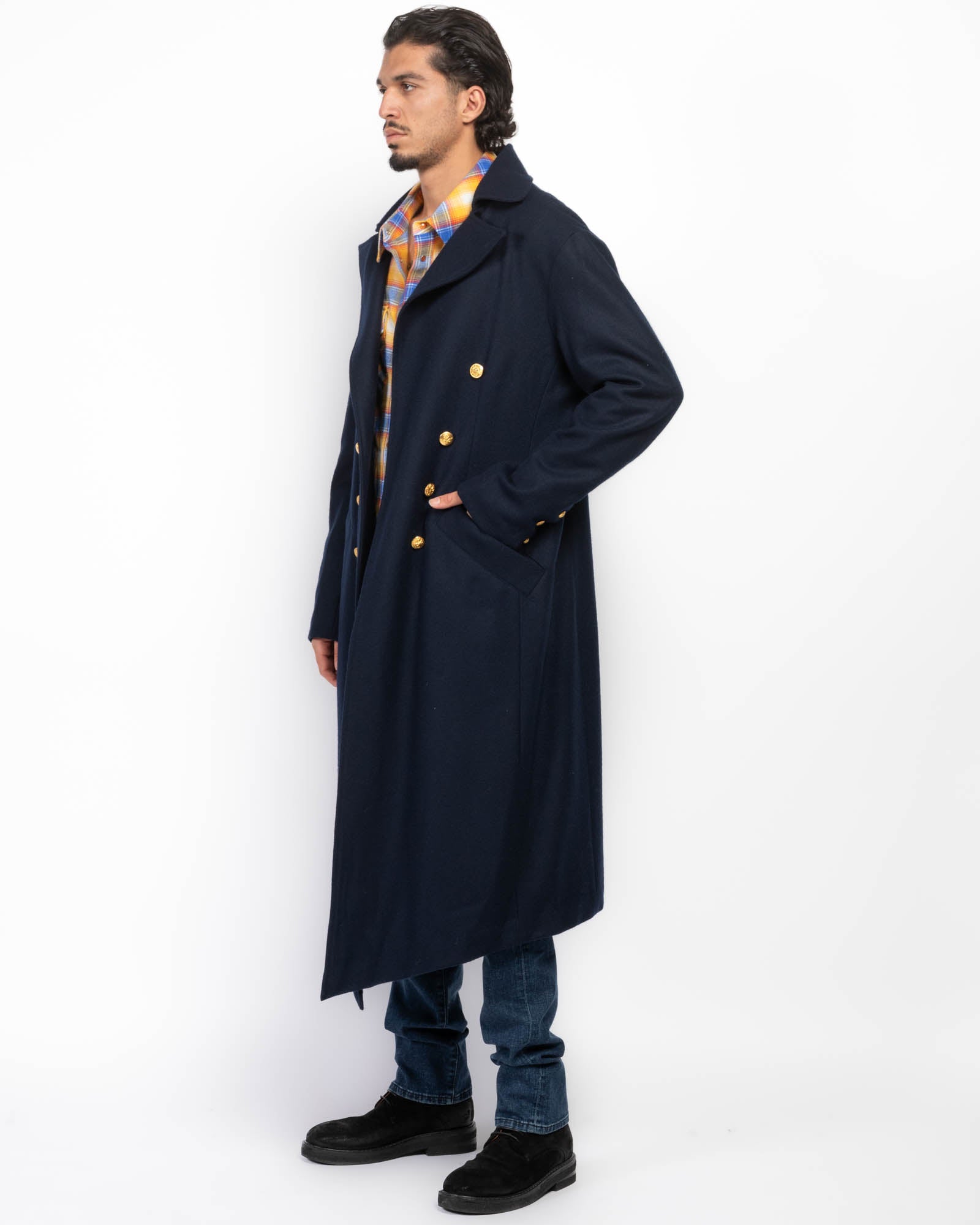 GREG LAUREN Button Spine Coat