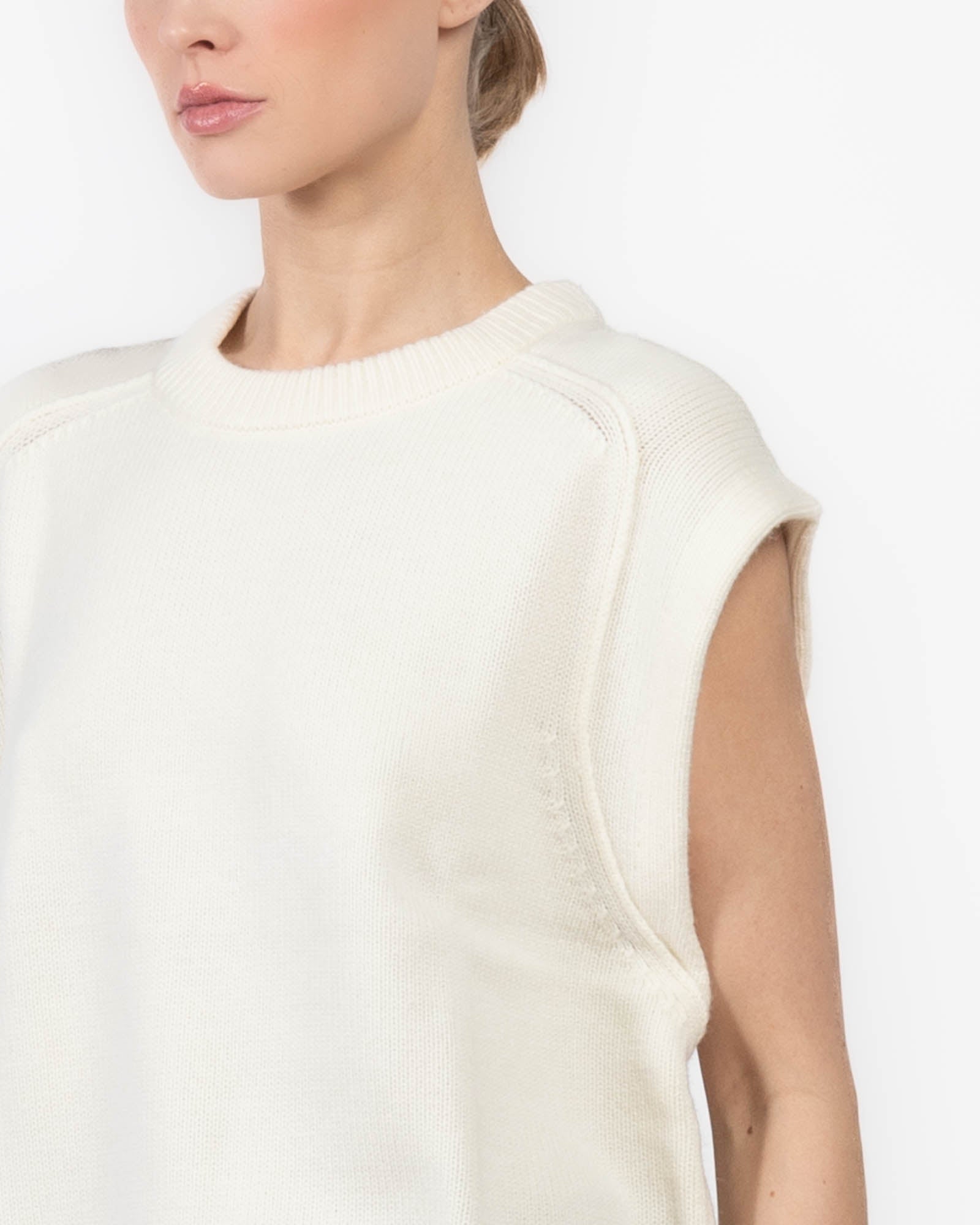Sleeveless Boxy Top