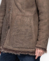 Milky Way Shearling Coat