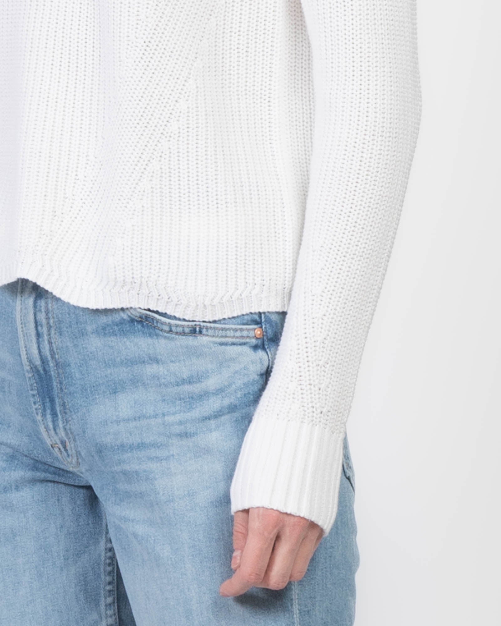 Scallop Shaker Sweater