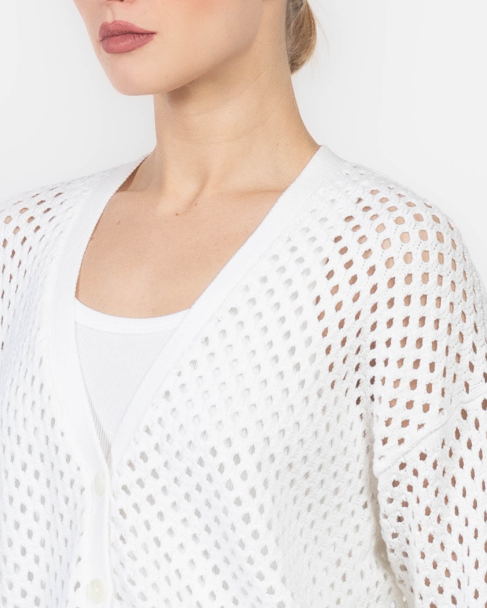 Mesh Cardigan