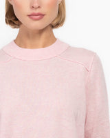 Cropped Reverse Seam Sweater