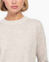 Cropped Reverse Seam Sweater