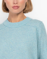 Cropped Reverse Seam Sweater