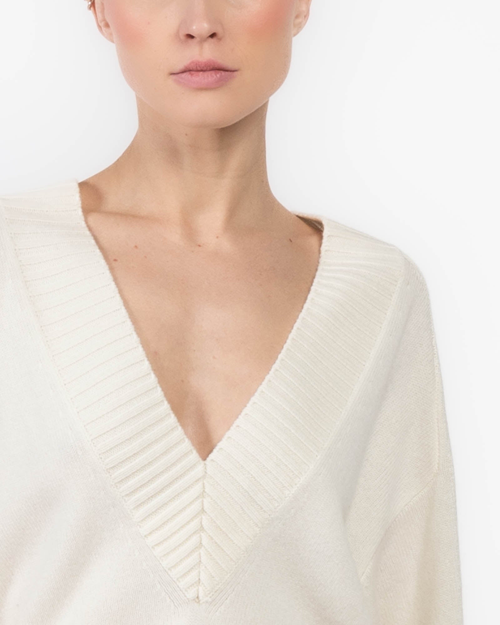 Deep V-Neck Sweater