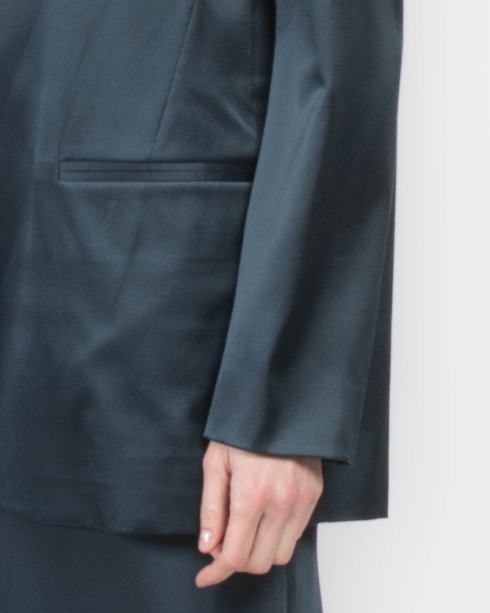 Oversized Silk Blazer