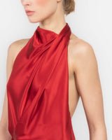 Halter Drape Dress