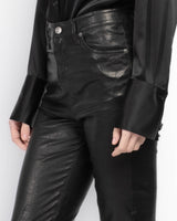 Leather Ruler Pants