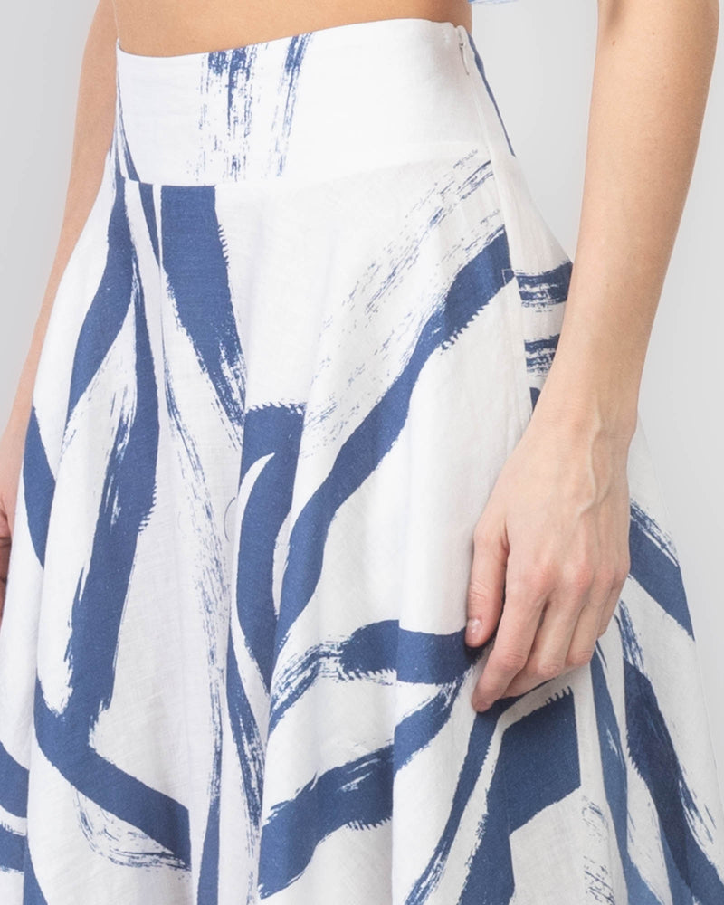 Wave Maxi Skirt