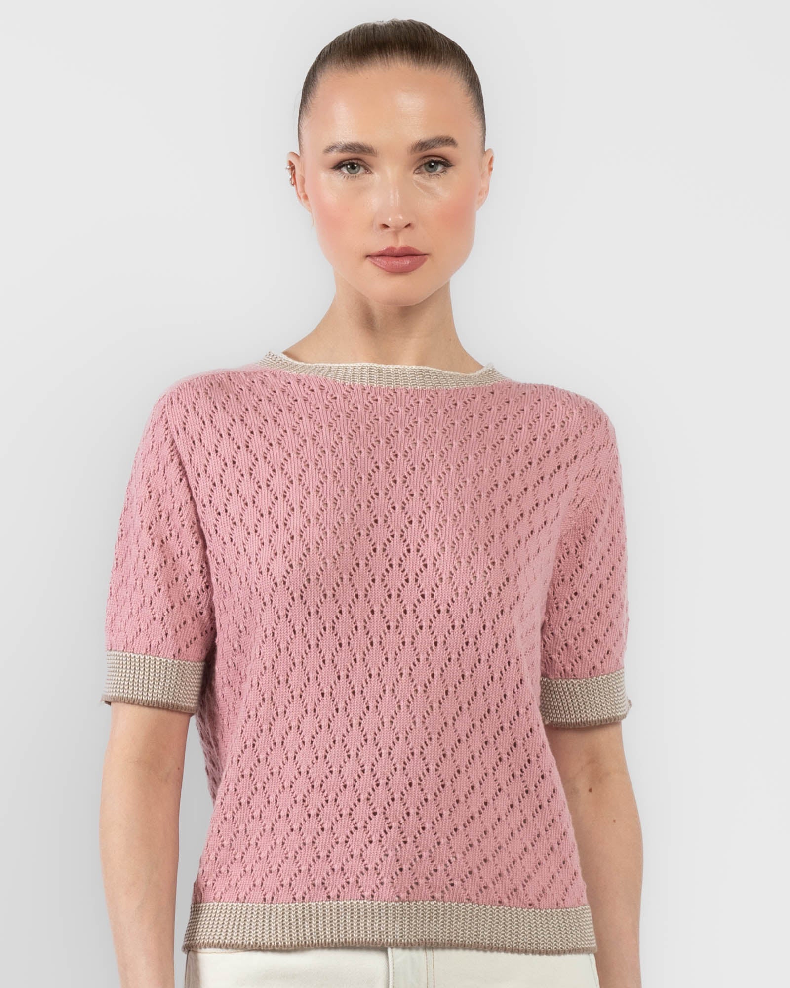 Short Sleeve Knit Top