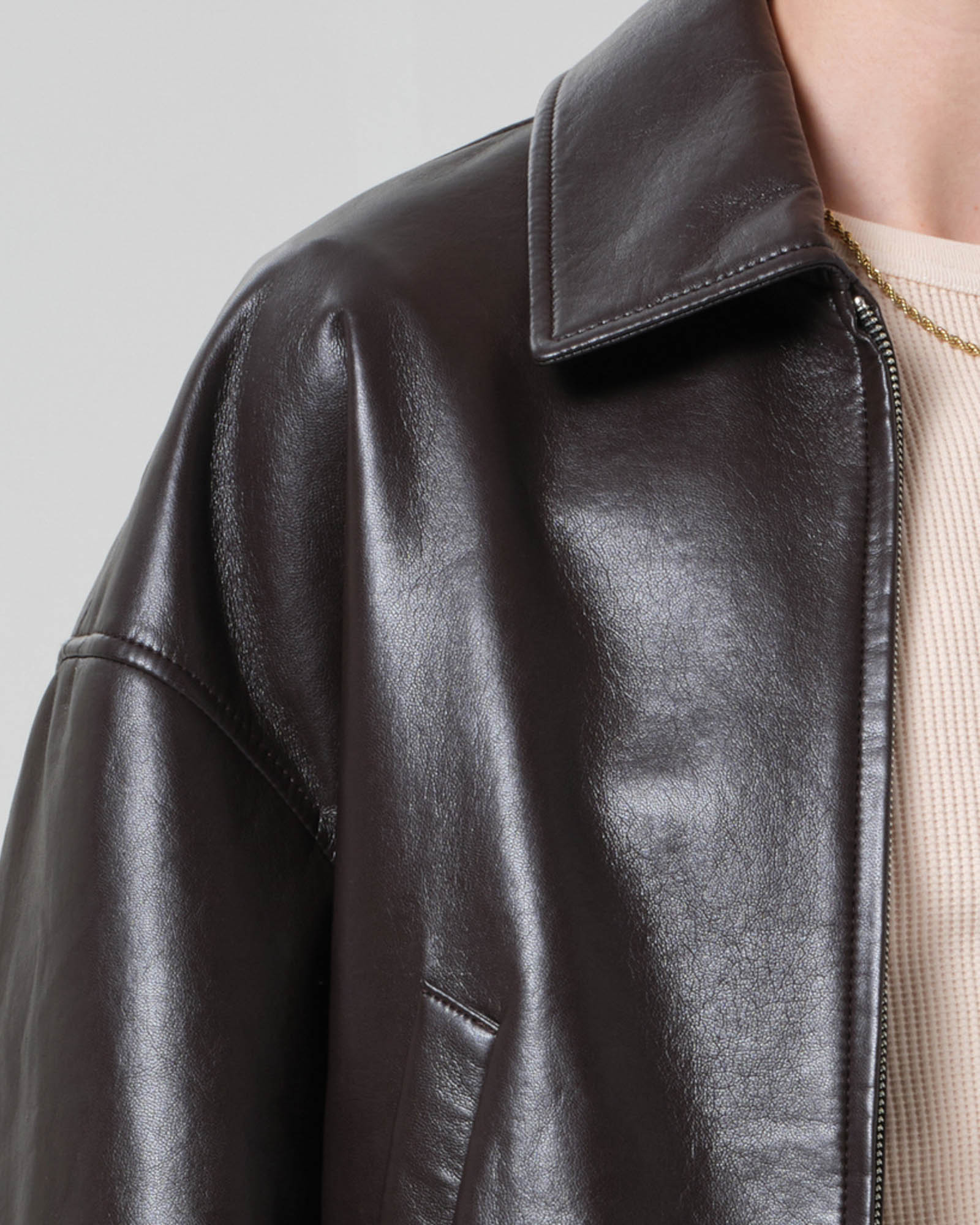 Bubble Hem Bomber Jacket