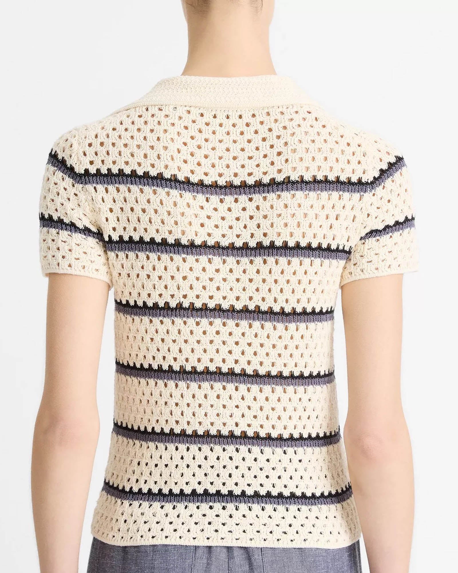 Macrame Stripe Henley