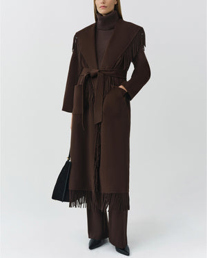 Carrie Fringe Coat