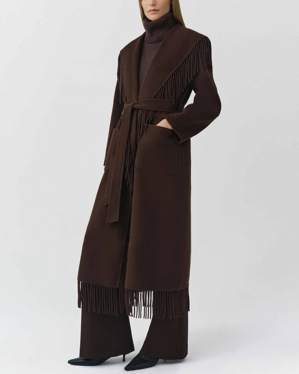 Carrie Fringe Coat