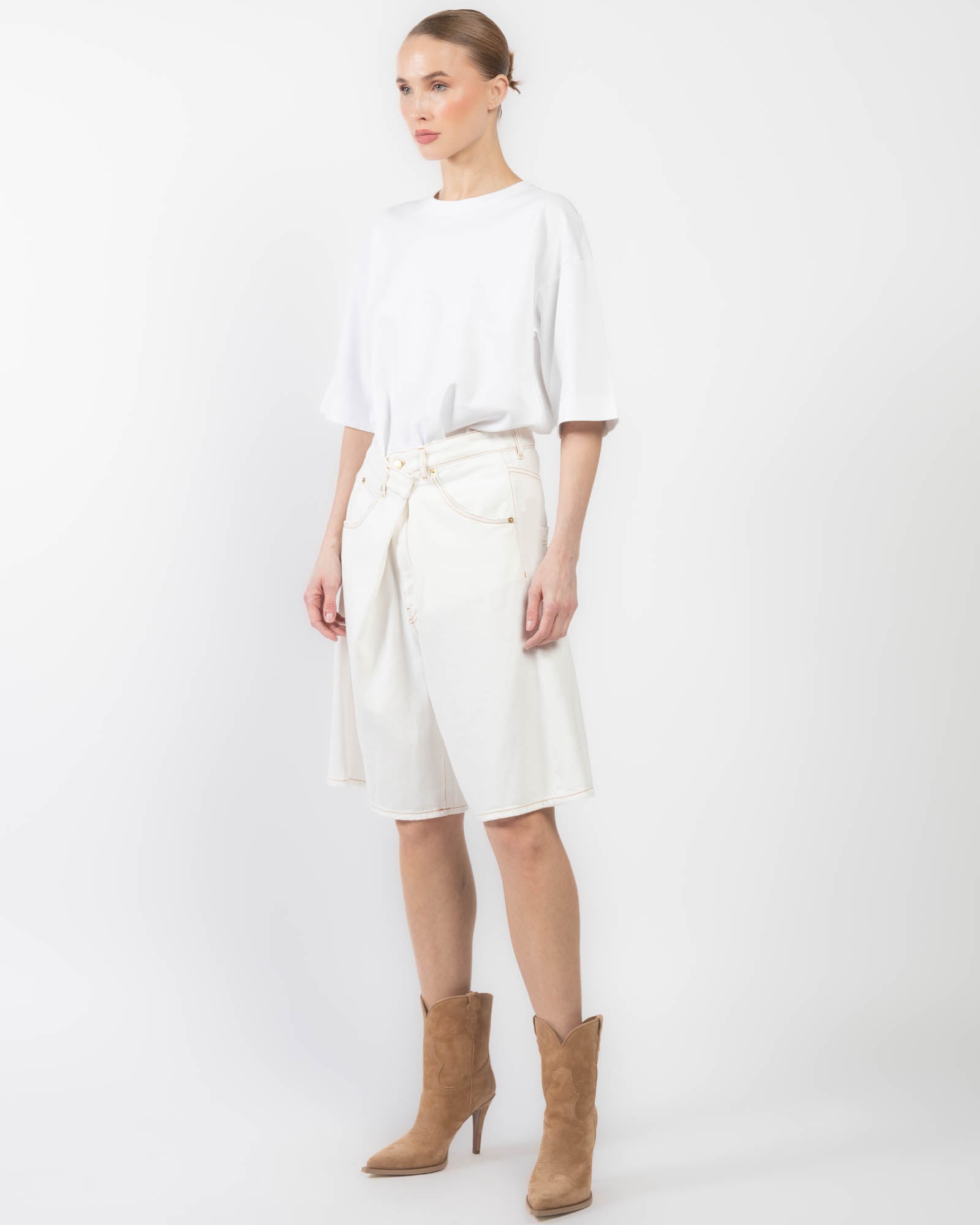 Ines Fold-Over Shorts
