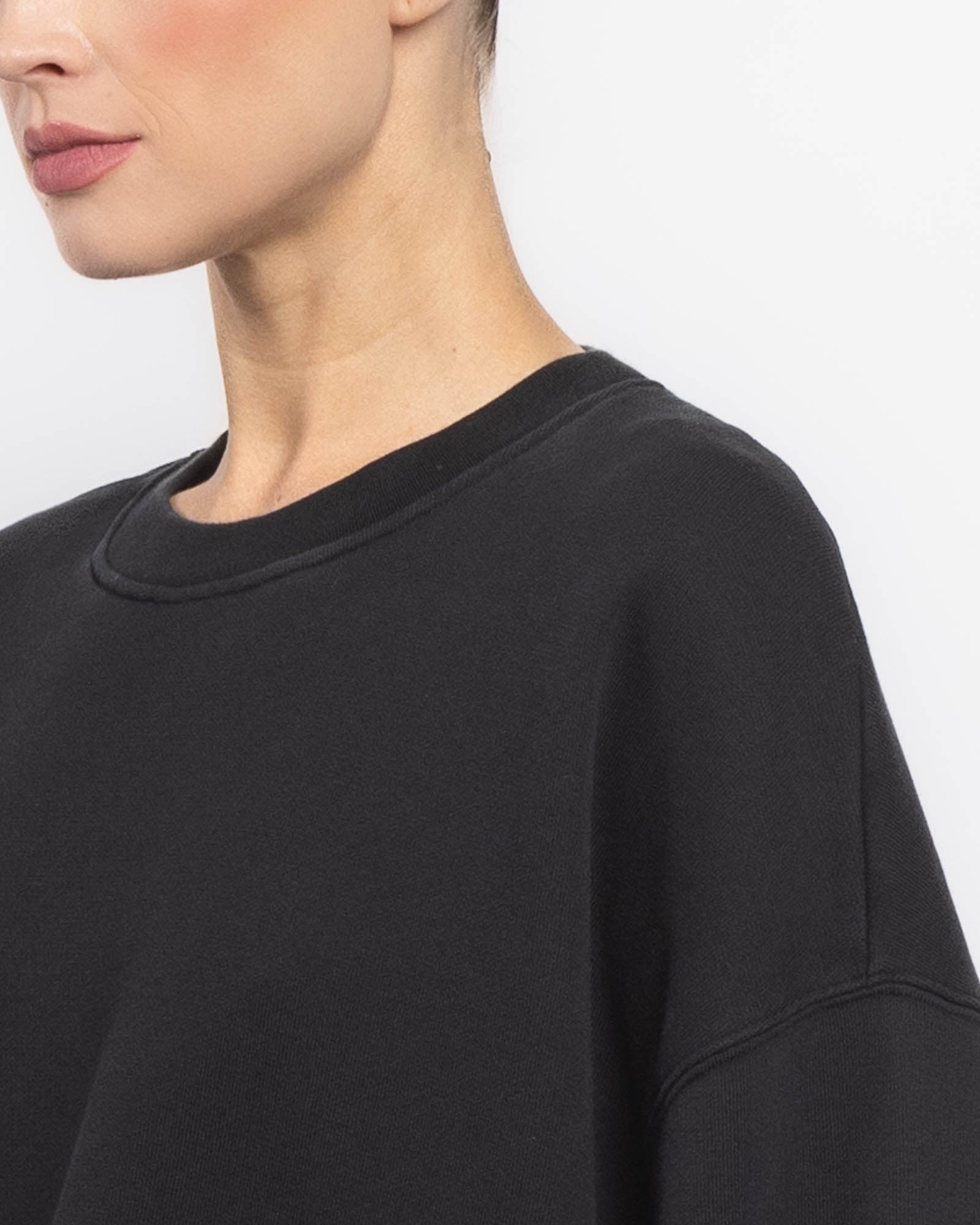 Washed Box Crewneck Sweatshirt