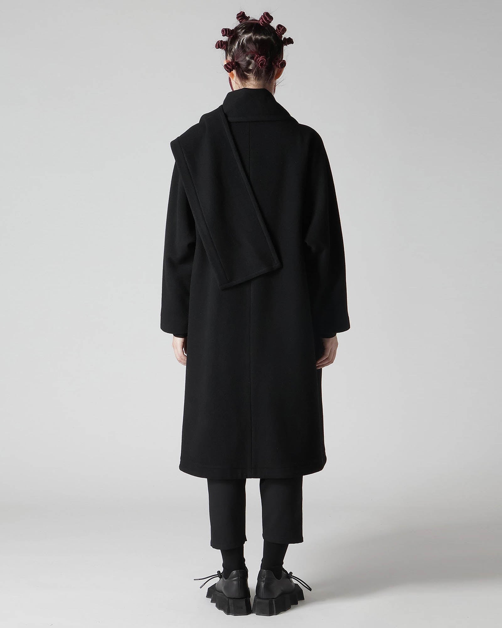 Manteau à détails étole