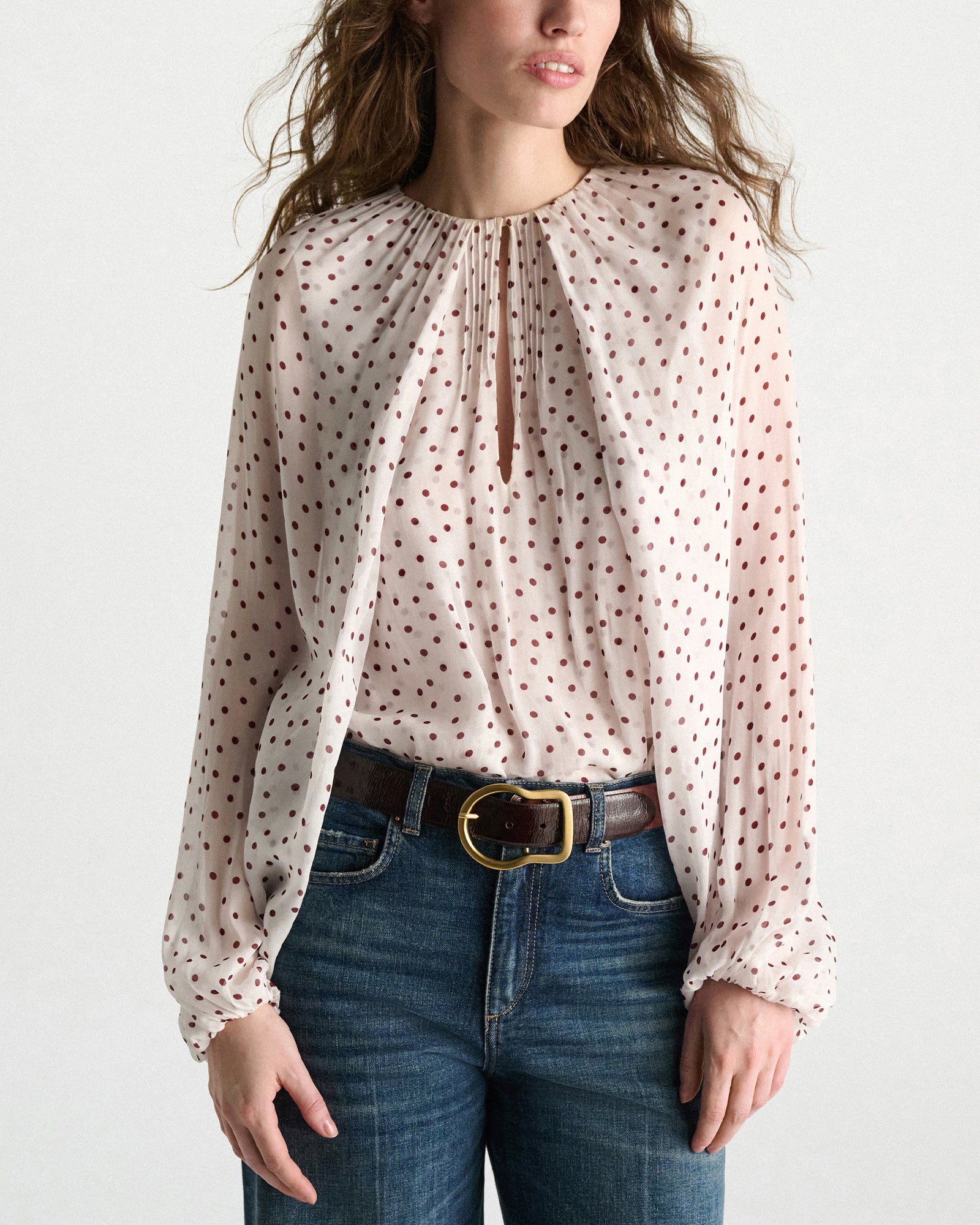 Dancing Dots Blouse