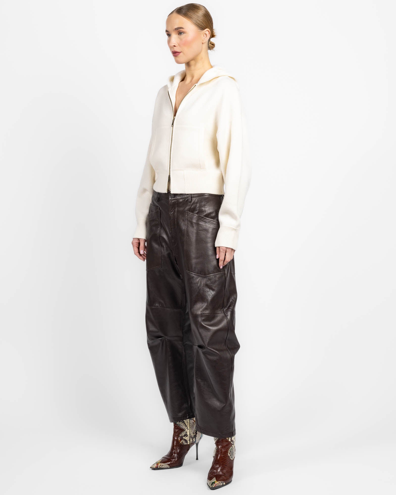 LISA YANG Lilia Hooded Cardigan