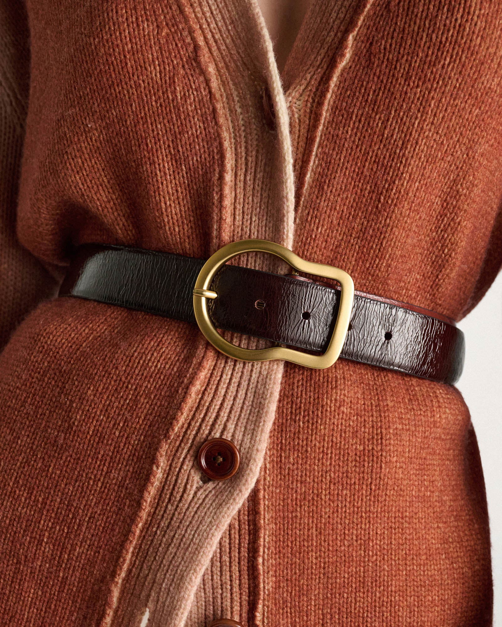 Crackle Shine 4cm Belt