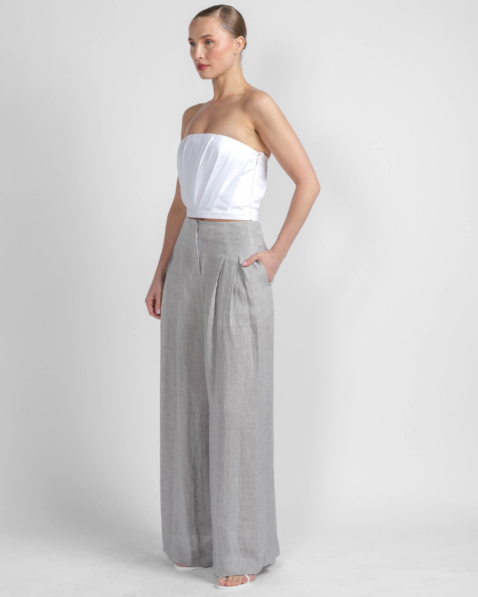 Pleated Bustier