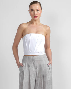 Pleated Bustier