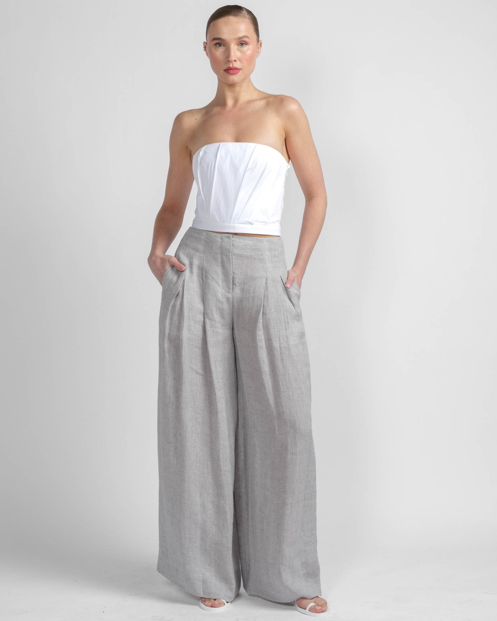Pleated Bustier