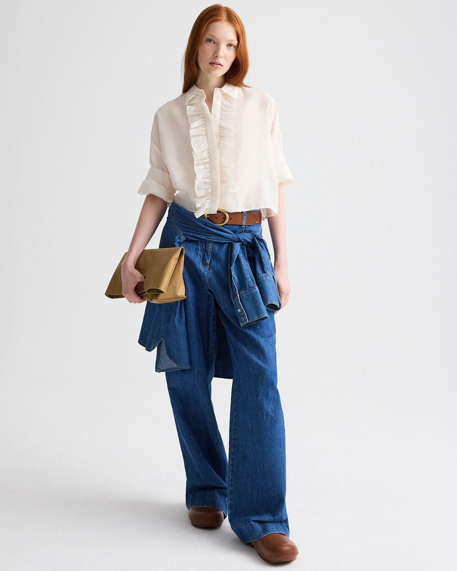 Next Ex Ruffle Shirt