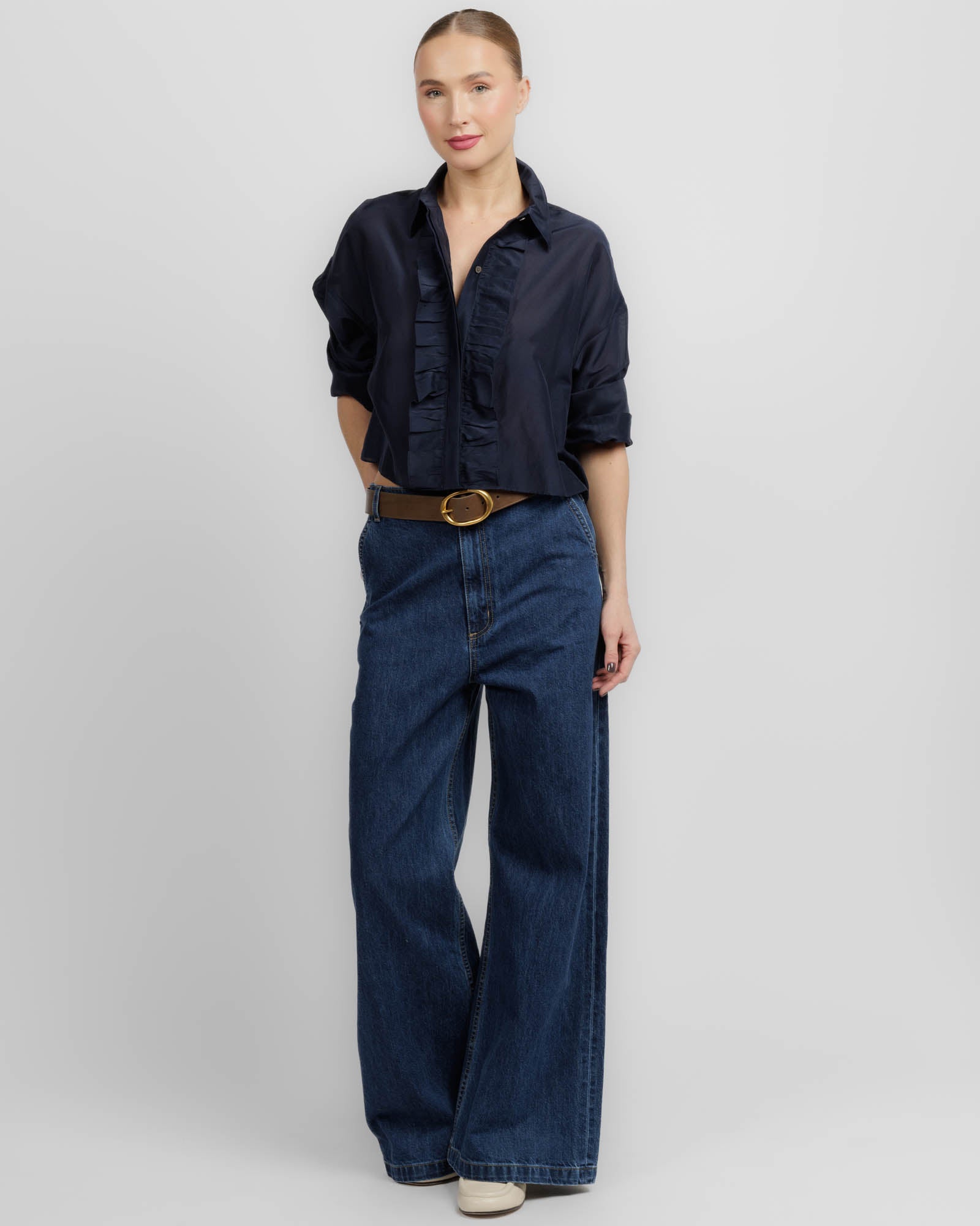 Next Ex Ruffle Shirt