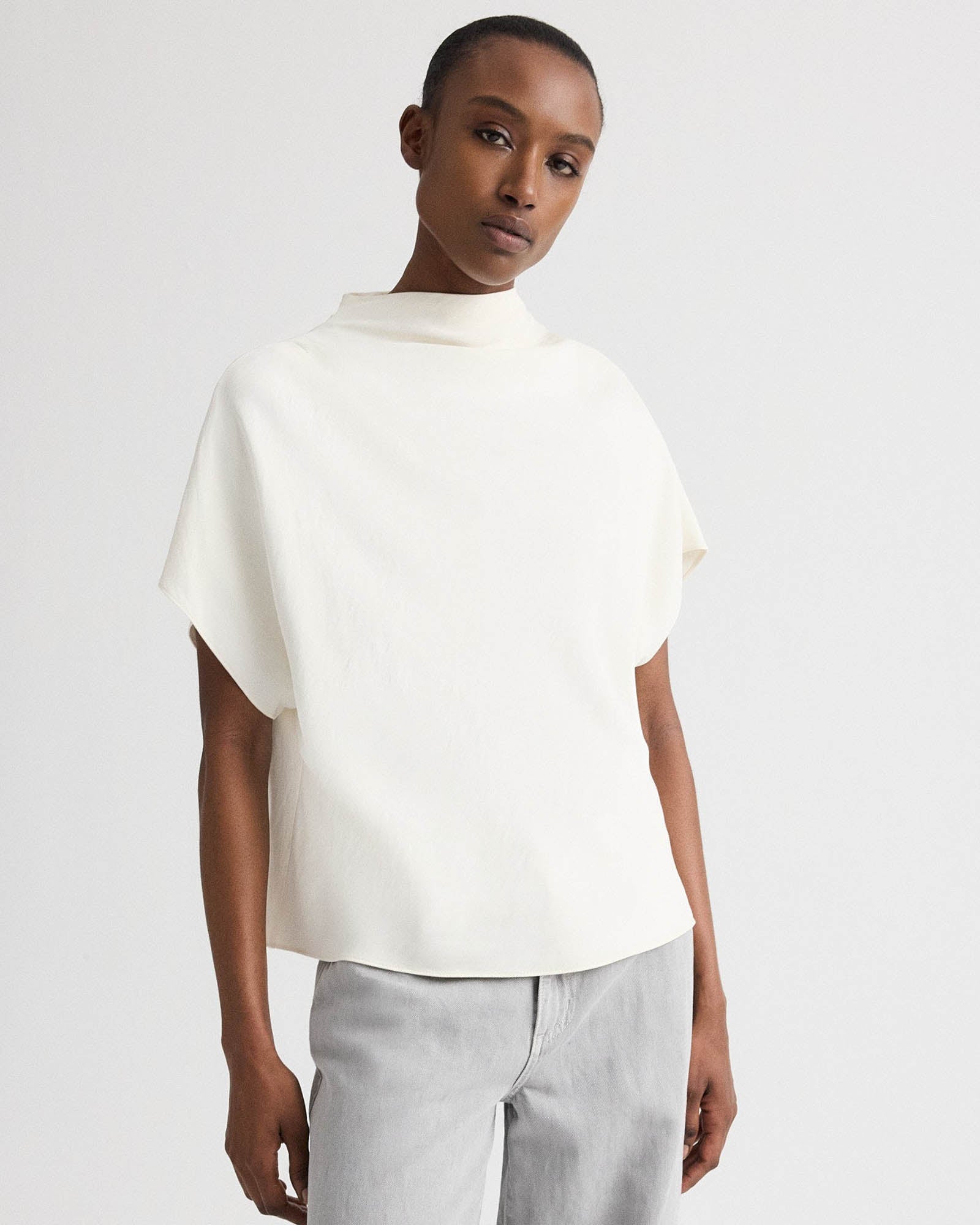 Mock Neck T-Shirt