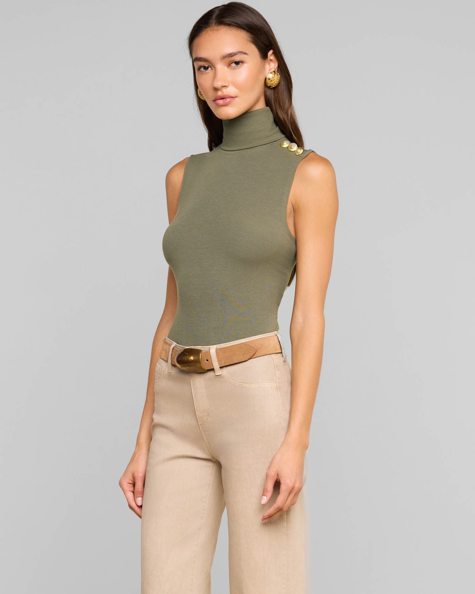 Ceci Sleeveless Turtleneck