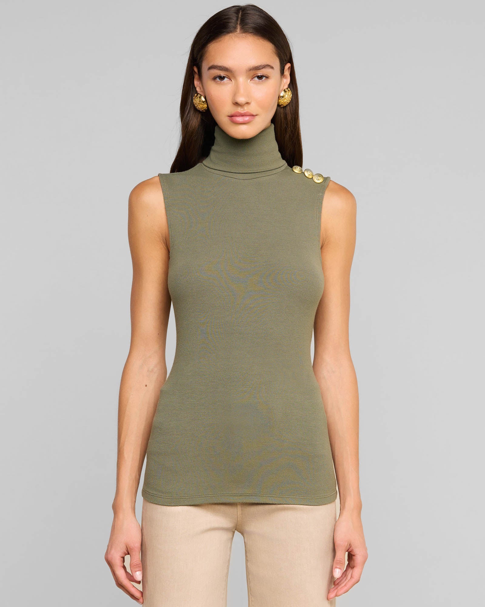 Ceci Sleeveless Turtleneck