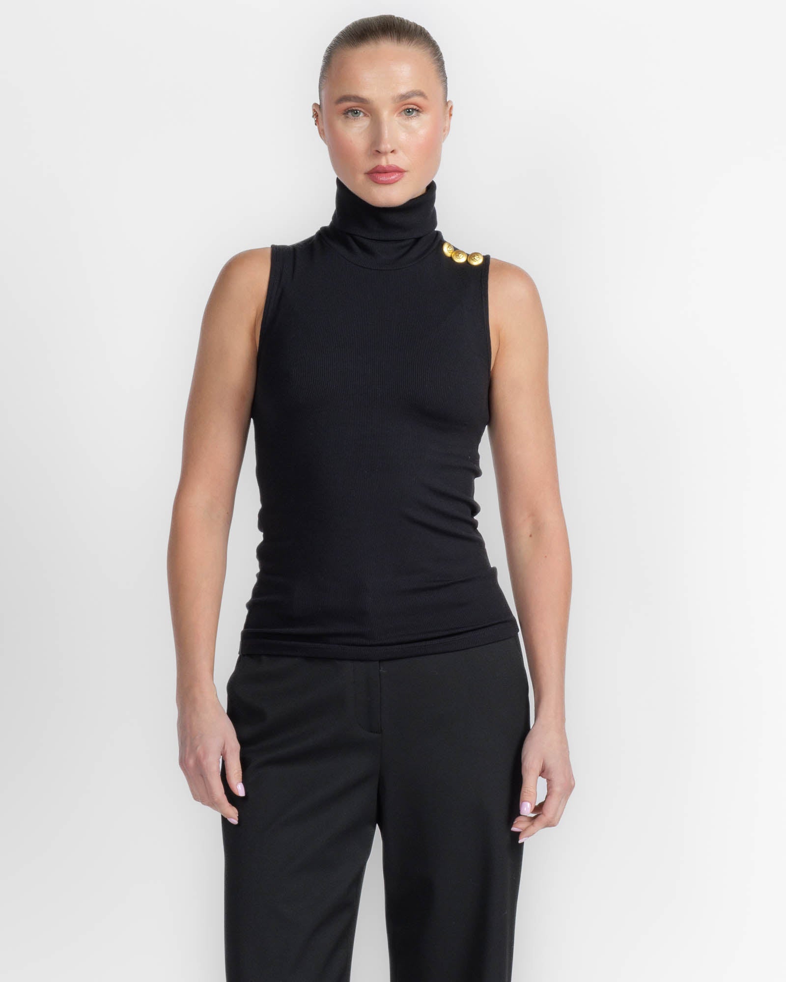 Ceci Sleeveless Turtleneck