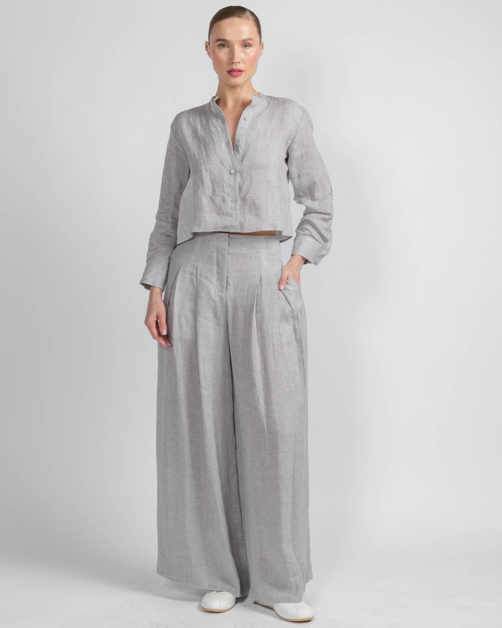 Stand Collar Shirt
