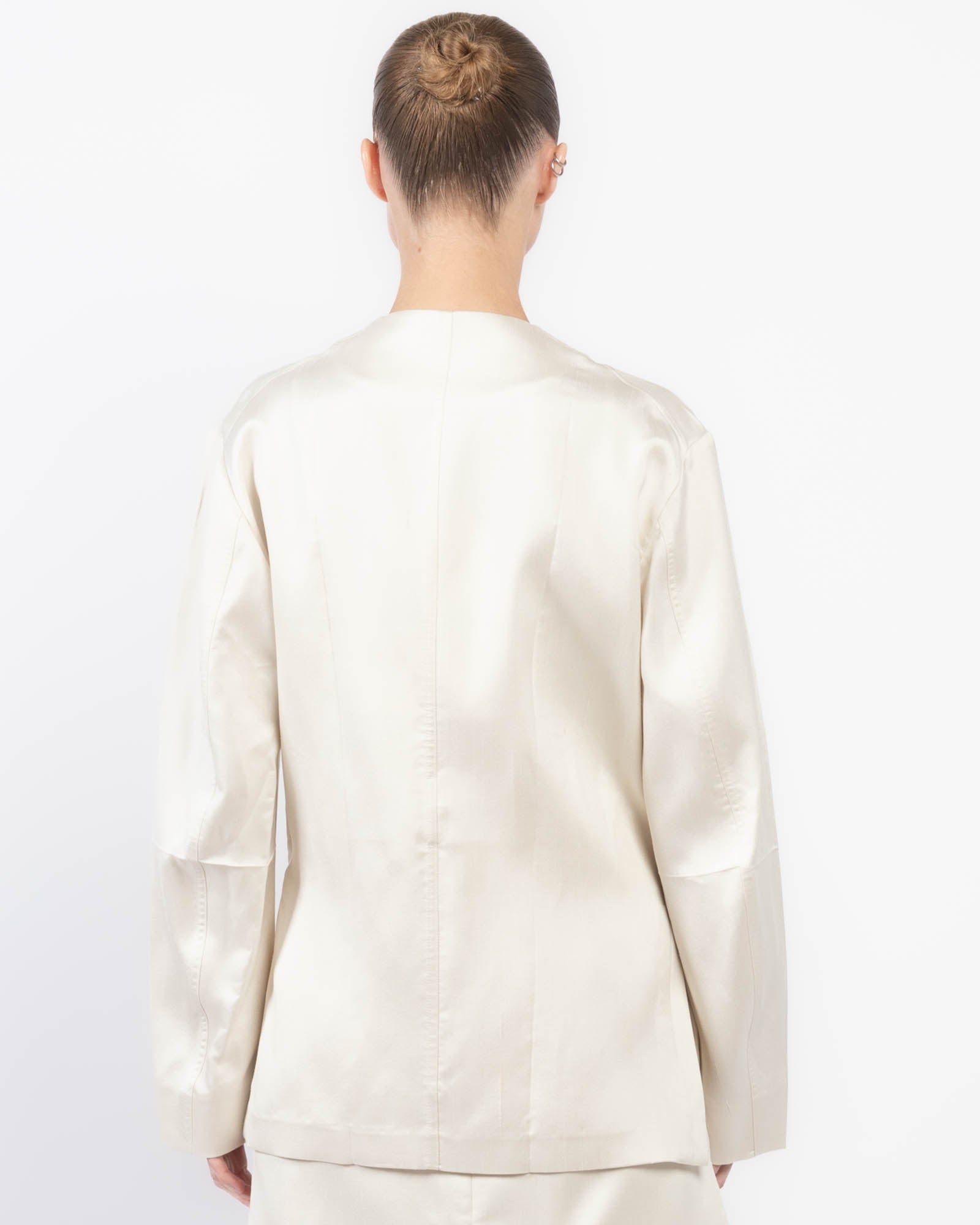 No Collar Origami Jacket