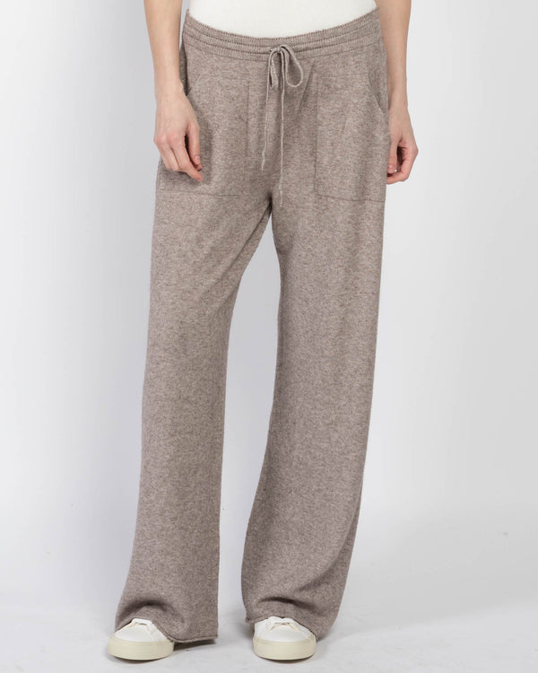 Straight Knit Wide Pants