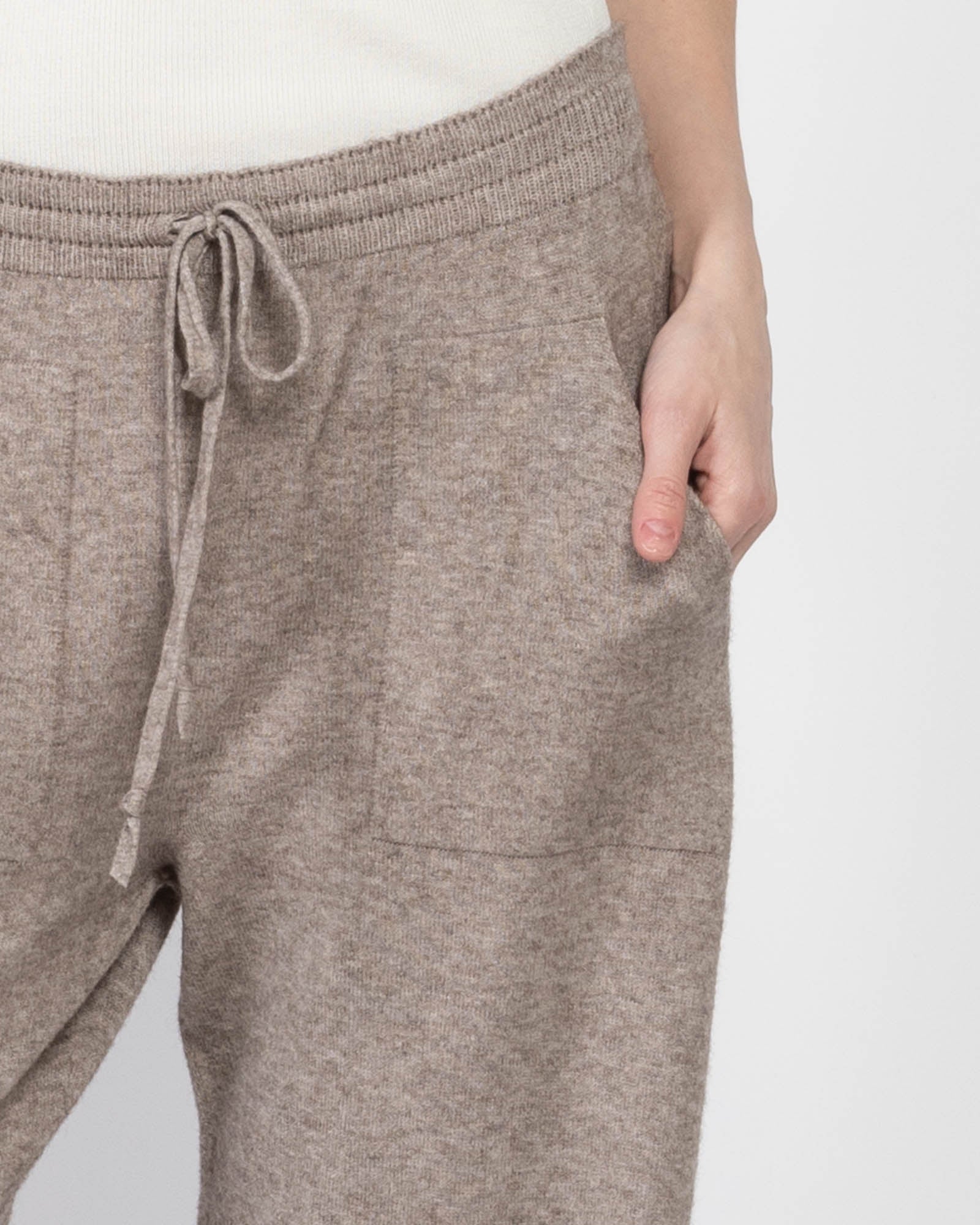 Straight Knit Wide Pants
