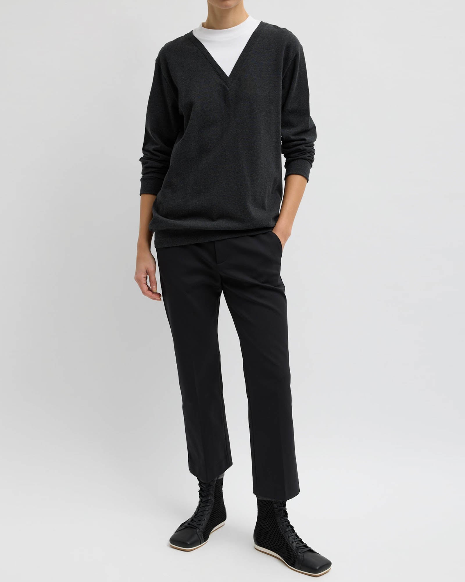 Compact Bootcut Pants
