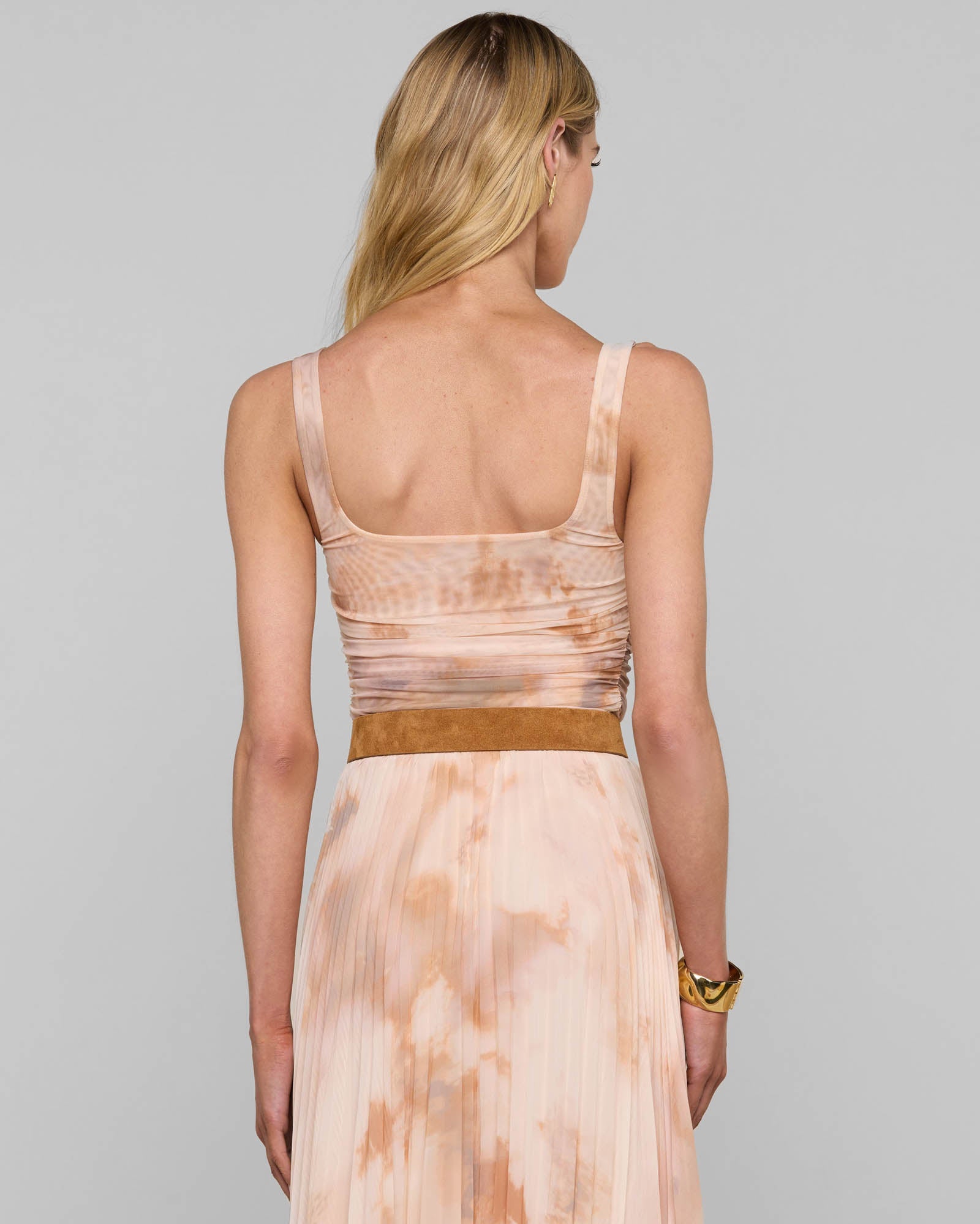 Rasha Shirred Tank