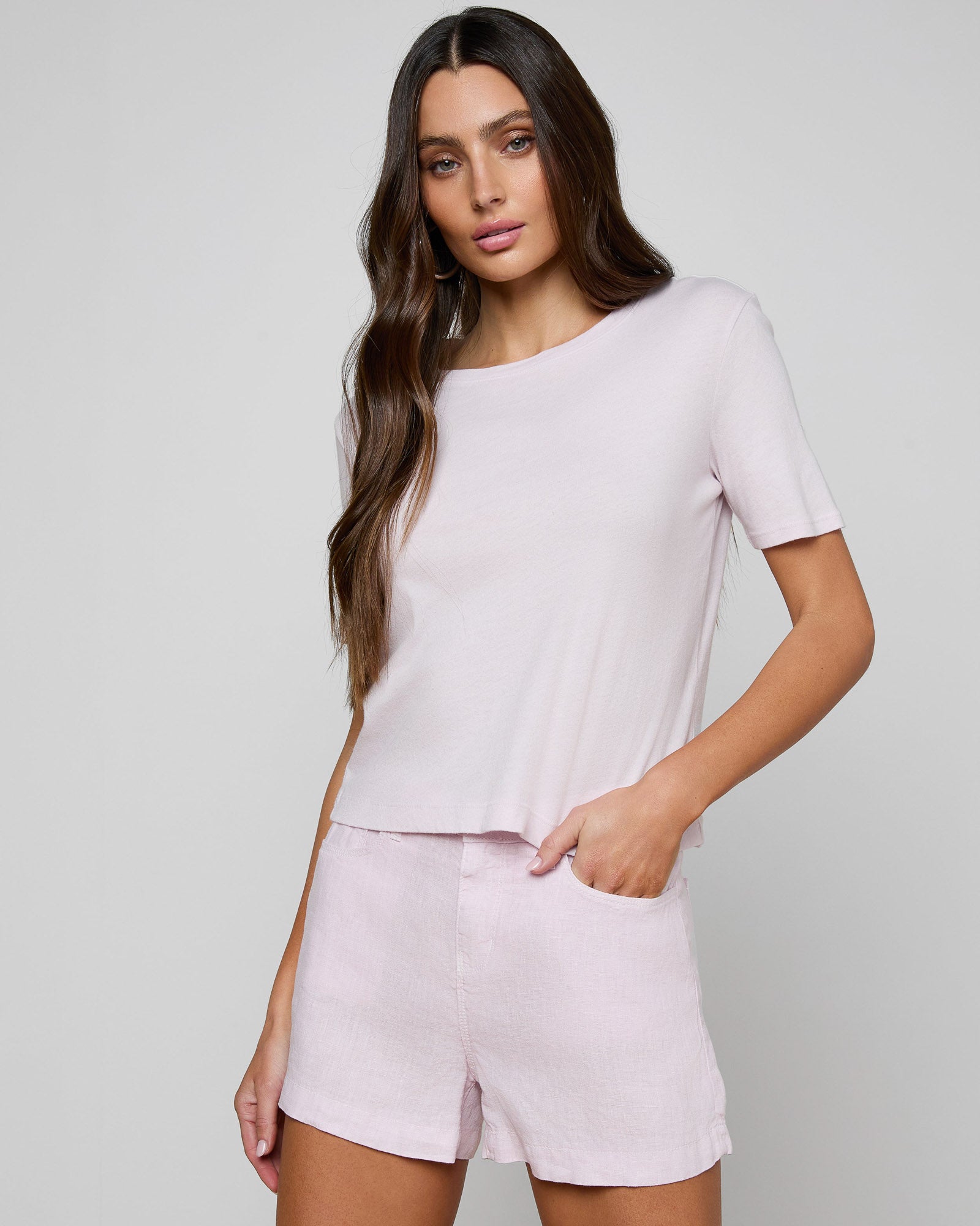 Stormy Cropped Cotton T-Shirt