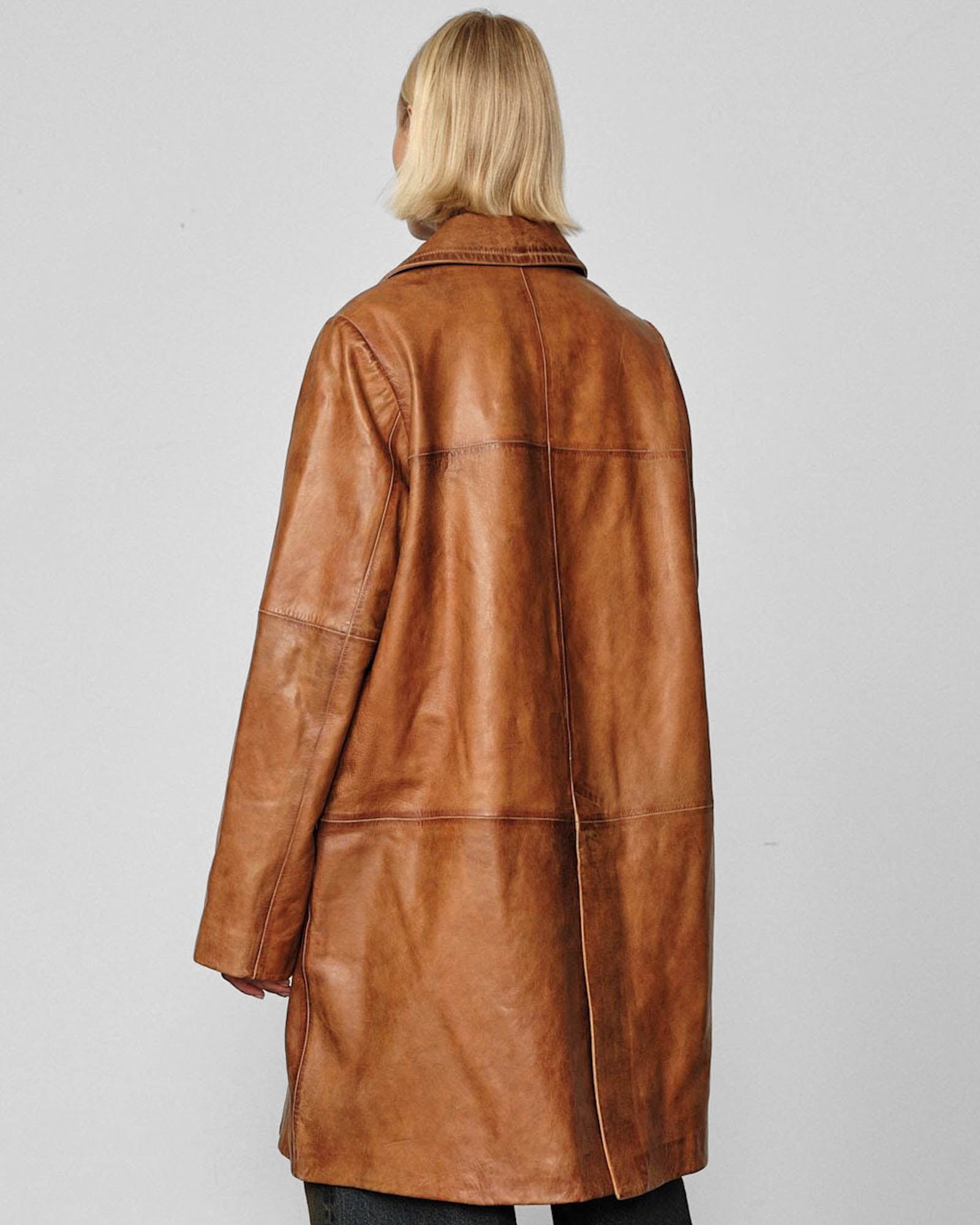 Shelly Leather Coat