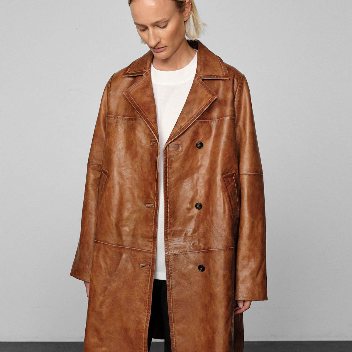 HERSKIND Shelly Leather Coat
