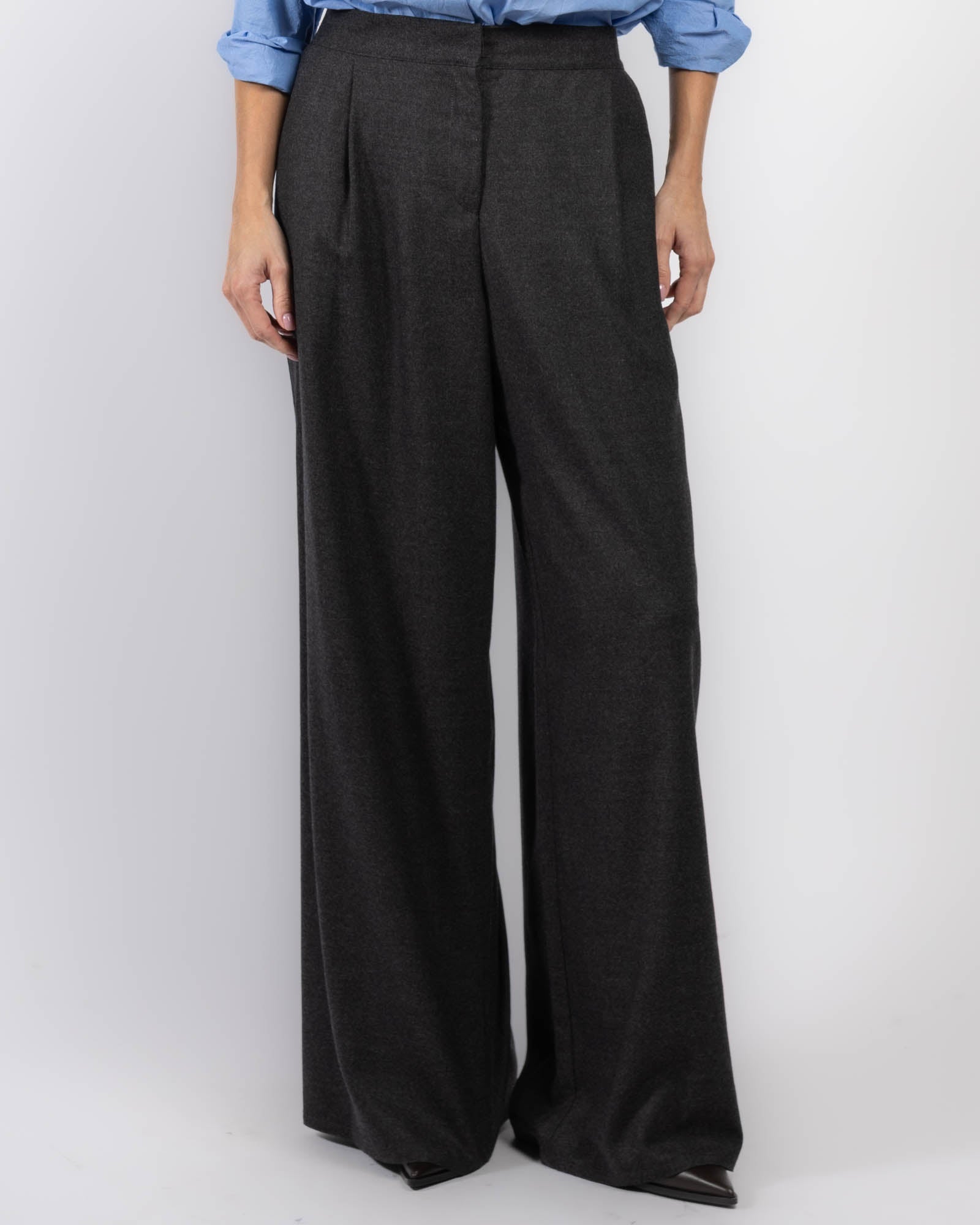 Flannel Wool Trousers