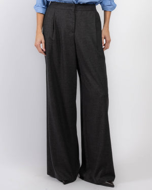 Flannel Wool Trousers