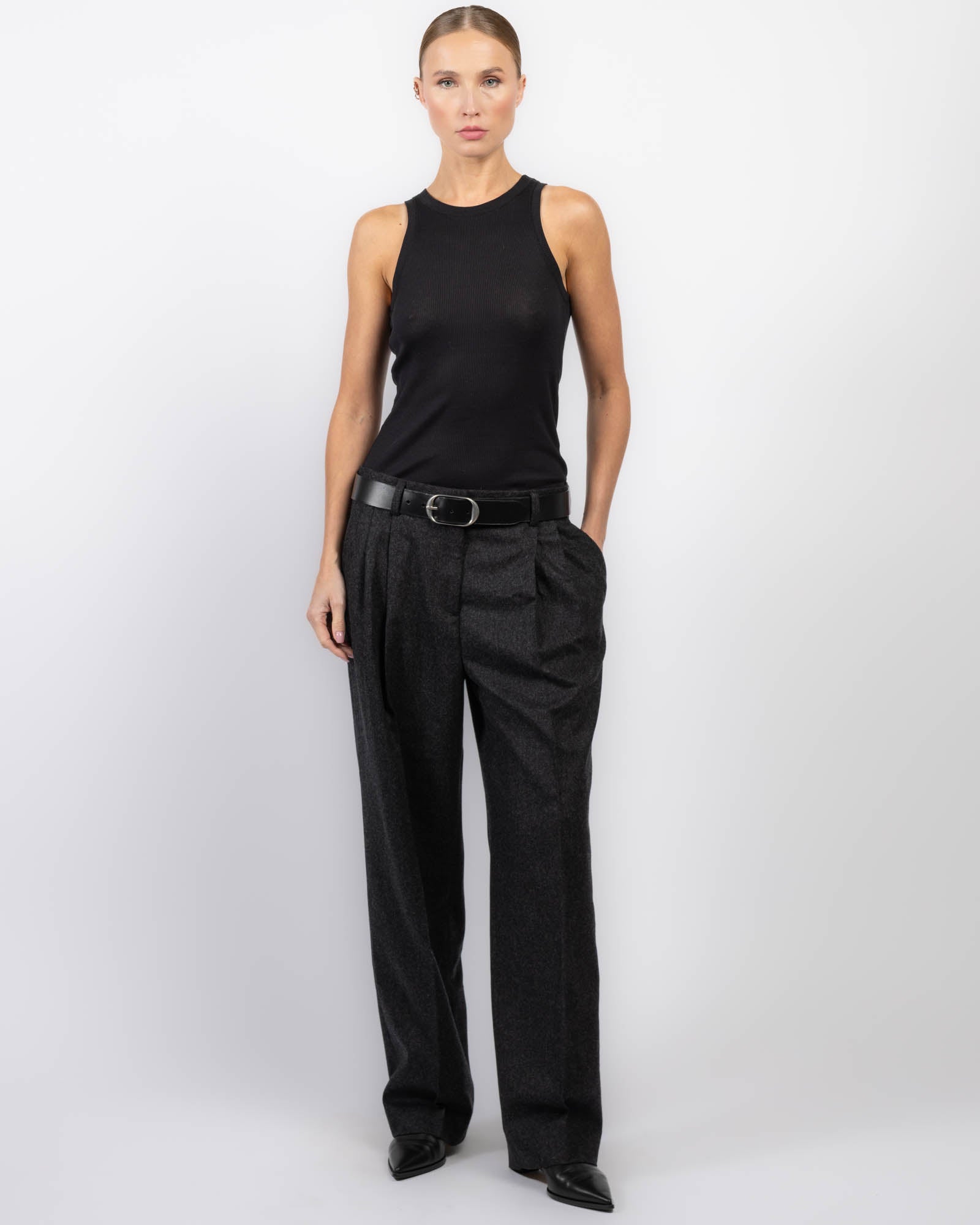 Pleat Winter Pants